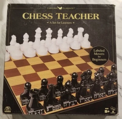 CHESS TEACHER by Cardinal With Learning Board/Pieces - New(Open Box) - Image 1 of 4