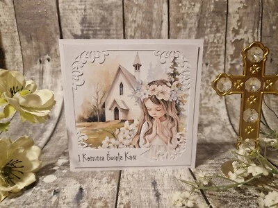 First Holy Communion invitation Zaproszenia na Pierwsza Komunie Swieta x - Image 1 of 2