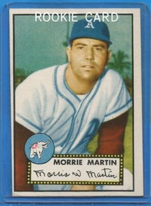 1952 TOPPS BASEBALL (EX) # 131 MORRIE MARTIN R/C - PHILADELPHIA ATHLETICS - Picture 1 of 2