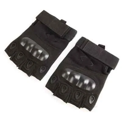 Guantes Airsoft Sin Dedos Tácticos Exterior Motocicleta Camping Nudillo Duro Foto 1 de 3