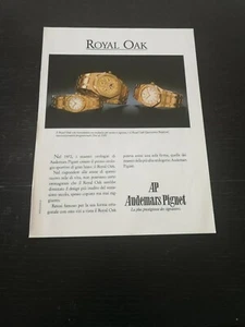 1990 ROYAL OAK QUANTIEME PERPETUEL AUDEMARS PIGUET WATCH VINTAGE AD PUBBLICITA - Picture 1 of 1