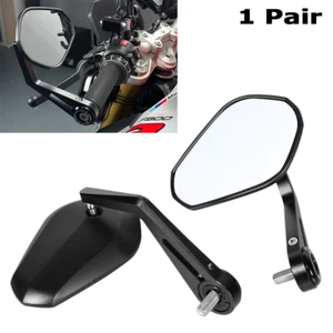 Adjustable Rear View Side Mirrors With Bar End For BMW R1200R R1250R R1250RS/RT - Picture 1 of 24