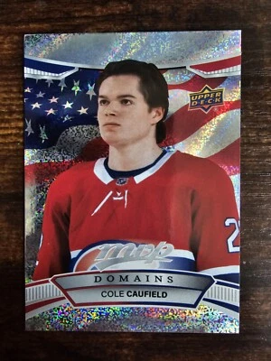2022-23 Upper Deck MVP - Domains #NA-5 Cole Caufield - Image 1 of 2