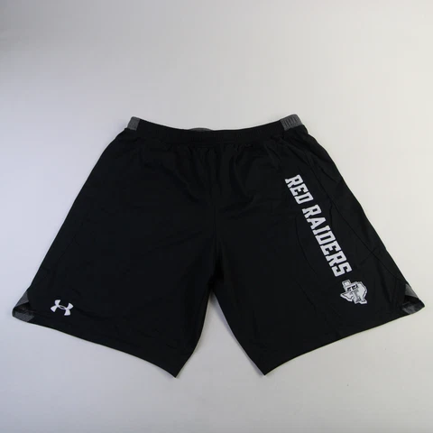 Texas Tech Red Raiders Under Armour HeatGear Athletic Shorts Men's Used Cover