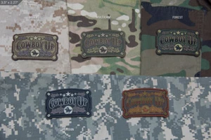 Milspec Monkey MSM PVC Morale Patch - Cowboy Up - All Colors, See Below! - Picture 1 of 2