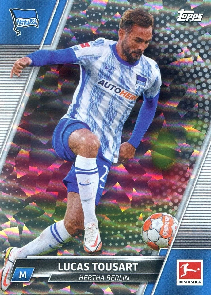 2021-22 Topps Bundesliga LUCAS TOUSART #11 SPARKLE FOIL - Image 1 of 1