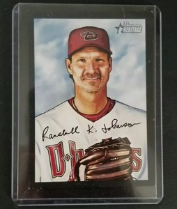 2007 Bowman Heritage Black Randy Johnson #9 01/52