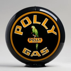 Polly Gas 13.5" Gas Pump Globe w/ Black Plastic Body (G162) - Picture 1 of 1