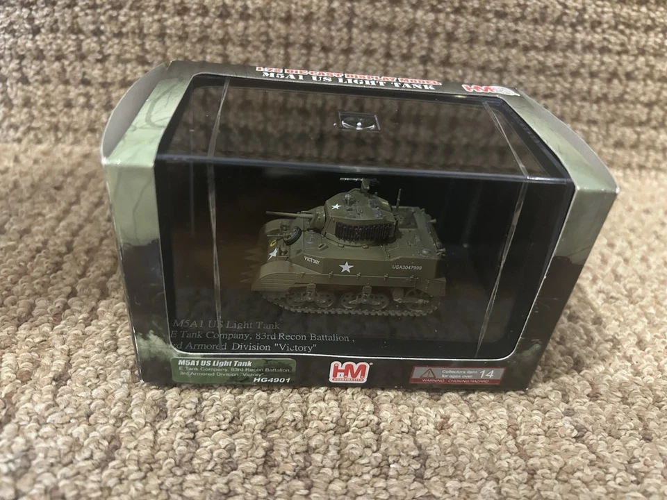 Hobby Master 1:72 U.S. M5A1 Stuart, 'Victory' 3rd Armored Division, No. HG4901 - Image 1 of 4