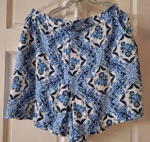 Jantzen Damen Badeshorts Gr. L Cover-Up Swim Over-Short Blau Neu mit Etikett - Bild 1 von 2