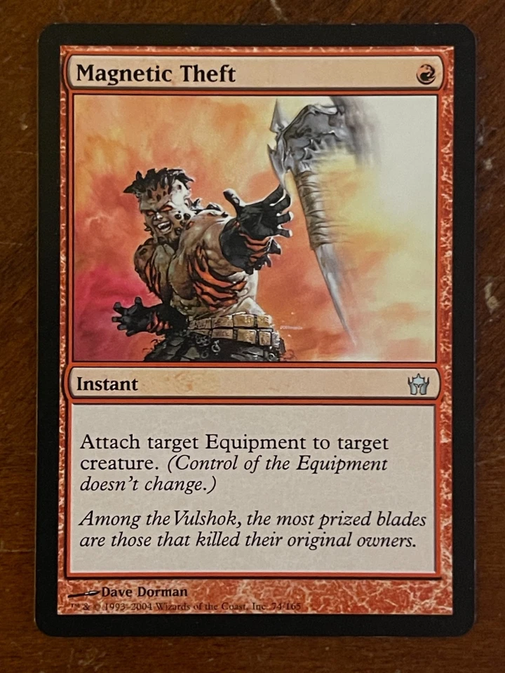 MTG Magic the Gathering Magnetic Theft Fifth Dawn LP - Image 1 of 1