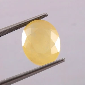 1.40 CT - Natural CERTIFIED Ceylon Yellow Sapphire Loose Oval Gemstone Cut - Picture 1 of 5