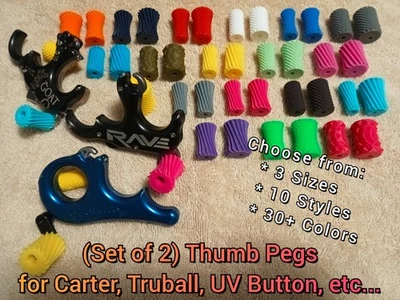 * (Set of 2) Thumb Button Knobs * Fits Carter Truball Nock 2 It UVB Releases - Image 1 of 4