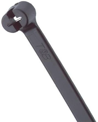 THOMAS & BETTS (T&B) Thomas and Betts - Cable Tie,13.4" x 1/4", Black, 120 lb./ 50 pk