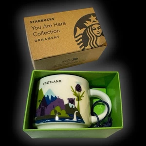 SCOTLAND  Starbucks Ornament 2oz * YOU ARE HERE Series YAH NEW * from USA Mug - Picture 1 of 8