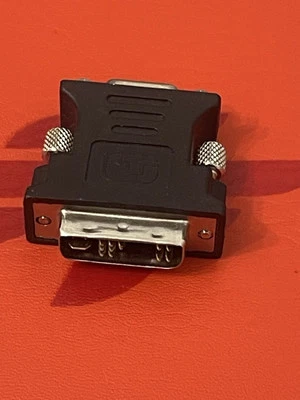  VGA to DVI-D Adapter - DVI 24+1 Male SVGA 15 Pin Female Converter for PC Laptop - Image 1 of 4