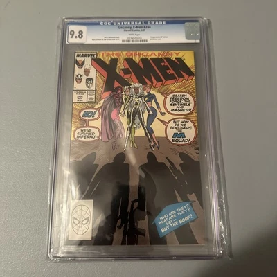 Uncanny X-Men #244 CGC 9,8 Primera aparición de JUBILEE Marvel Comics 1989 Foto 1 de 4