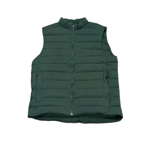 Lululemon Navigation Stretch Down Puffer Vest Men Sz Medium Olive Green Outdoor - Picture 1 of 7