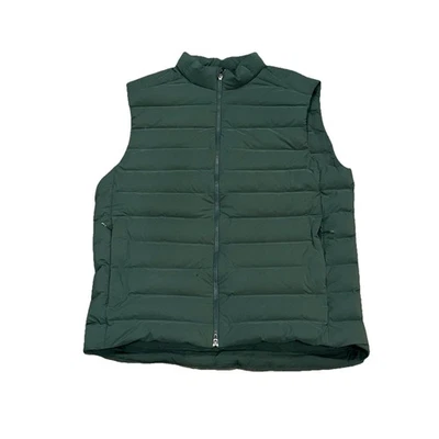 Lululemon Navigation Stretch Down Puffer Vest Men Sz Medium Olive Green Outdoor - Image 1 of 4