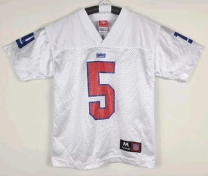 Kerry Collins #5 New York Giants Reebok White Vintage Jersey Red Tag Youth M - Picture 1 of 16