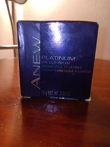AVON ANEW PLATINUM EYE & LIP CREAM 0.50 OZ NEW NIB NOT SEALED - Picture 1 of 6