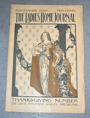 antique Ladies Home Journal Nov. 1896 Jenny Lind magazine - Image 1 of 4