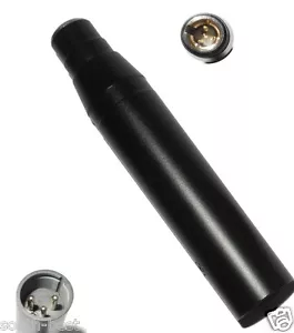 Adaptador de alimentación mini xlr 4 pines a XLR Phantom para micrófono Shure - Imagen 1 de 8