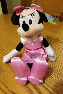 Peluche Primavera Disney Minnie Mouse 8" di Just Play 2017 Nuovo con etichette - Foto 1 di 2