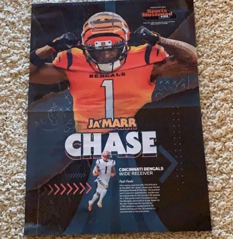 Ja’Marr Chase Cincinnati Bengals Sports Illustrated For Kids Poster Cover