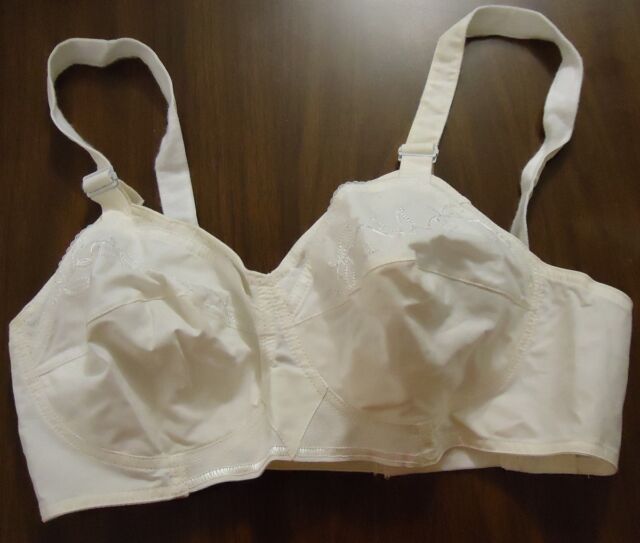 Ivory Cotton Vintage Bras for Women for sale
