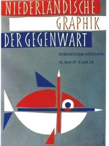 Original vintage poster MODERN DUTCH GRAPHICS EXPO 1958 - Picture 1 of 1