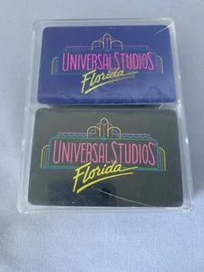 Universal Studios Florida Playing Cards 2-Pack Vintage - Picture 1 of 12