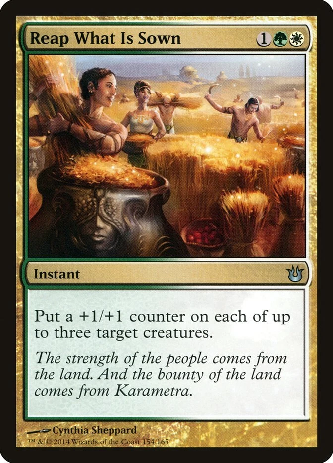 Reap What Is Sown (154) Born of the Gods BNG MTG Magic - Image 1 of 1