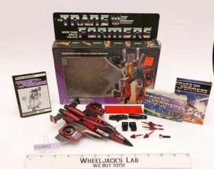 Thrust 100% Complete W/Box 1985 Vintage G1 Transformers Hasbro Action Figure - Picture 1 of 10