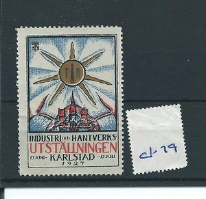 wbc. - CENICIENTA/PÓSTER - CF79 - EUROPA - INDUSTRIA HANTVERKS - KARLSTADT - 1927 - Imagen 1 de 1