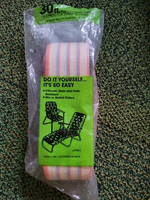 Kit de correas para silla Arden Paradise Re-Web 30 pies. X 3 pulgadas. 1 silla estándar (1) Foto 1 de 3