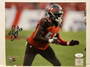 Shaquil Barrett Signed Tampa Bay Buccaneers 8x10 Photo JSA - Picture 1 of 5