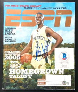 CHRIS PAUL SIGNED ESPN THE MAGAZINE NBA WAKE FOREST SAN ANTONIO SPURS USA BAS - Picture 1 of 4