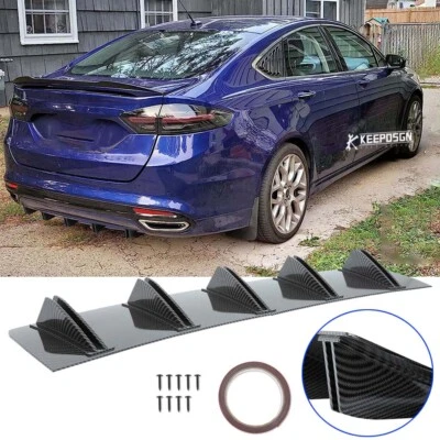 Difusor trasero de carbono para coche de 31" parachoques alerón labio para Ford Fusion SE Foto 1 de 4