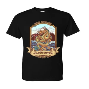 Camiseta Gráfica Militar Dragón Dorado 180º Meridiano Japón Marina de los Estados Unidos Dragón Dorado - Imagen 1 de 2