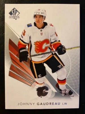 Johnny Gaudreau 2017-18 SP Authentic Hockey UD #13 Calgary Flames - Image 1 of 2