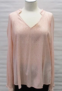 Dea Kudibal Bluse, Mona, Lachsfarben mit weiß, Größe XL, VP 219,00 € - Bild 1 von 2