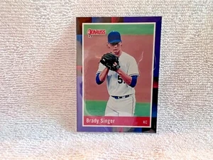 Brady Singer 2022 Donruss Baseball 1988 Retro #232 HoloPurple Kansas City Royals - Picture 1 of 2