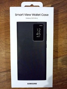 Étui Folio Samsung Galaxy S23 Ultra Smart View Wallet Case ORIGINAL & NEUF - Photo 1 sur 4