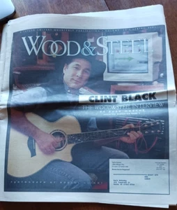 Wood & Steel Taylor Guitars Spring 2001 Clint Black (Paper Issue) - Picture 1 of 3