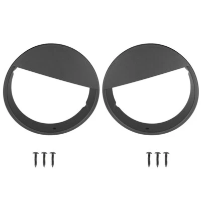 2x Biseles de faros estilo Angry Bird negros cubierta de ajuste para Jeep Wrangler TJ 97-06 Foto 1 de 4