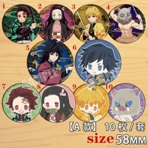 Anime Kimetsu no Yaiba Insignias Prendedores Bolso Escolar 5.8CM (2.3") - Imagen 1 de 1