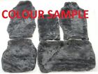 CUSTOM MADE GREY FUR SEAT COVER FIT  DAIHATSU DELTA 1995 - 2004 WITH FOLD CENTRE