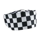 CHEFS SKULL CAP/HAT FOR PROFESSIONAL CATERING CHEF KITCHEN COOKS BLACK&WHITE