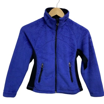 Chaqueta polar Columbia para niñas cremallera completa con bolsillos talla 10/12 Foto 1 de 4